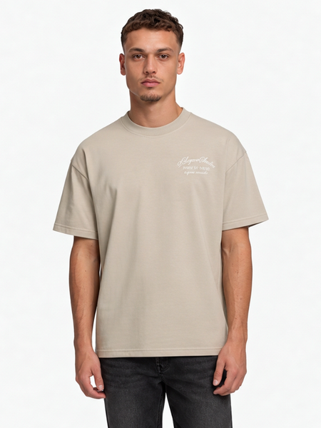 2LEGARE 2LEGARE Force et Unite T-Shirt - Beige 2LEGARE Force et Unite T-Shirt - Beige