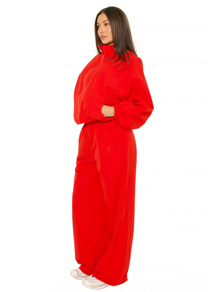 La Sisters LA Official Embroidered Track Pants - Red La Sisters La Sisters LA Official Embroidered Track Pants - Red