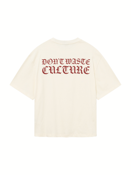 Don't Waste Culture Don't Waste Culture Yula T-Shirt - Cream Don't Waste Culture Yula T-Shirt - Cream