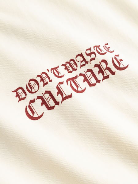 Don't Waste Culture Yula T-Shirt - Cream Don't Waste Culture Don't Waste Culture Yula T-Shirt - Cream