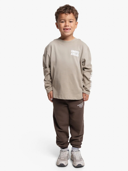 Croyez Mini Sprayed Atelier Longsleeve T-Shirt - Dusty Olive