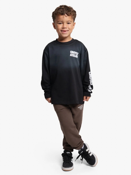 Croyez Croyez Mini Sprayed Atelier Longsleeve T-Shirt - Black Croyez Mini Sprayed Atelier Longsleeve T-Shirt - Black