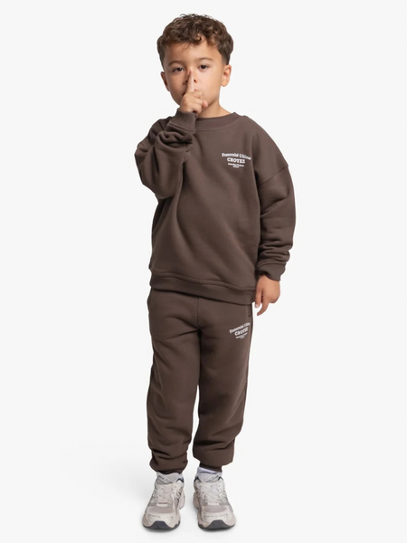 Croyez Mini Fraternité Ultime Sweatpants - Dark Brown