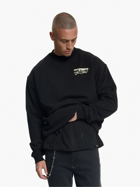 Croyez Croyez Worldtour Heavy Sweater - Black Croyez Worldtour Heavy Sweater - Black