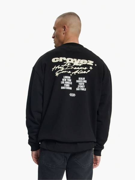 Croyez Worldtour Heavy Sweater - Black Croyez Croyez Worldtour Heavy Sweater - Black