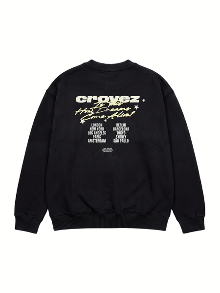 Croyez Worldtour Heavy Sweater - Black Croyez Croyez Worldtour Heavy Sweater - Black