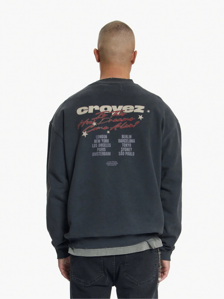 Croyez Croyez Worldtour Heavy Sweater - Antra Croyez Croyez Croyez Worldtour Heavy Sweater - Antra