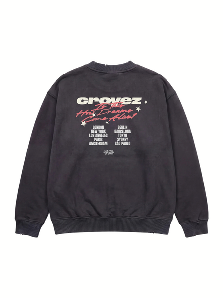 Croyez Croyez Worldtour Heavy Sweater - Antra Croyez Croyez Croyez Worldtour Heavy Sweater - Antra