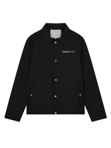 Croyez Croyez Studio Padded Coach Jacket - Black Croyez Croyez Croyez Studio Padded Coach Jacket - Black
