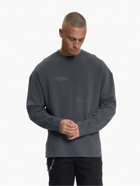 Croyez Studio Waffle Longsleeve T-Shirt - Antra Croyez Croyez Studio Waffle Longsleeve T-Shirt - Antra