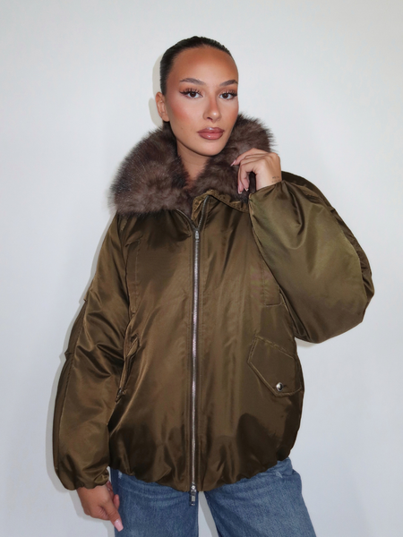 The Stand Studio The Stand Studio Thilda Jacket - Army Green The Stand Studio Thilda Jacket - Army Green