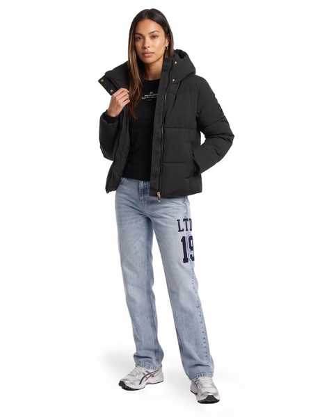 Malelions Malelions Women Emblem Puffer Jacket - Black