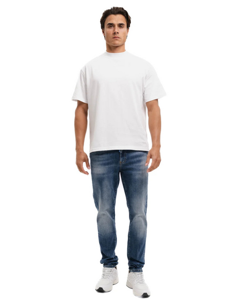 FOUT Malelions Slim Regular Jeans - Dark Blue Malelions FOUT Malelions Slim Regular Jeans - Dark Blue