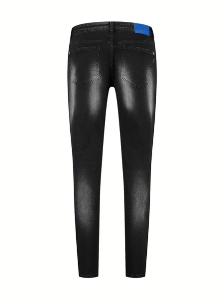 FOUT Malelions Slim Regular Jeans - Black Washed Malelions FOUT Malelions Slim Regular Jeans - Black Washed