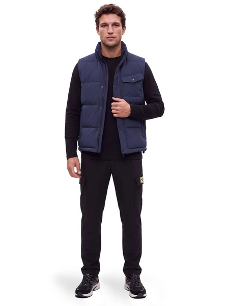 Malelions Padded Nylon Vest - Navy Malelions Malelions Padded Nylon Vest - Navy