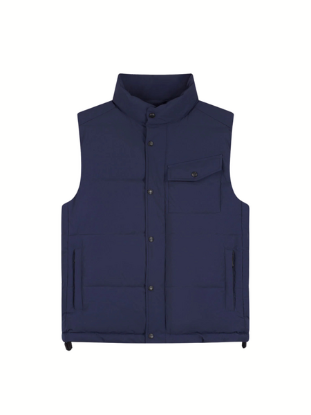 Malelions Padded Nylon Vest - Navy Malelions Malelions Padded Nylon Vest - Navy
