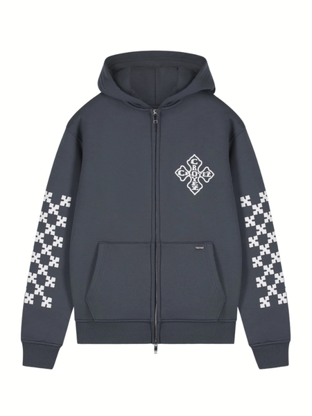 Croyez Cross Zip Hoodie - Antra Croyez Croyez Cross Zip Hoodie - Antra