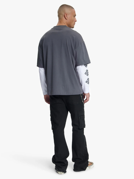 Croyez Cross Double Sleeve T-Shirt - Antra Croyez Croyez Cross Double Sleeve T-Shirt - Antra