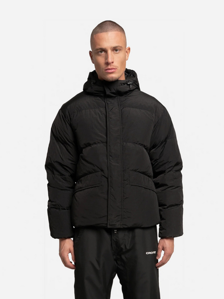 Croyez Nylon Puffer Jacket - Black Croyez Croyez Nylon Puffer Jacket - Black