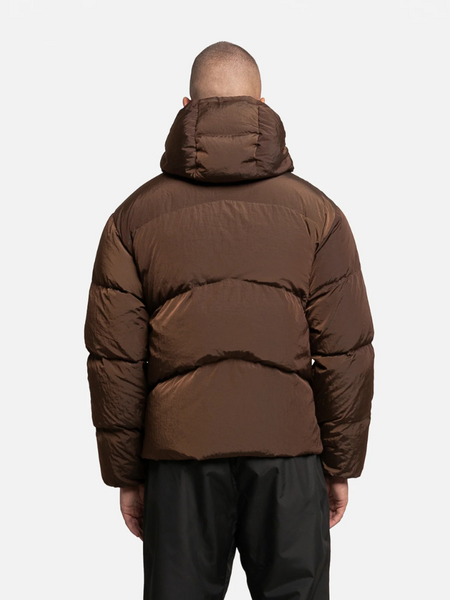 Croyez Nylon Puffer Jacket - Brown Croyez Croyez Nylon Puffer Jacket - Brown