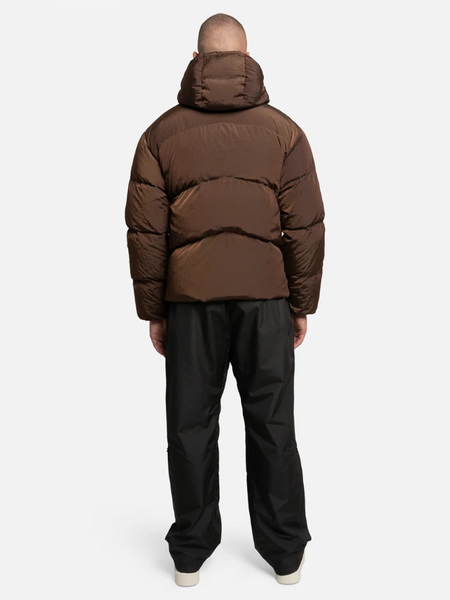 Croyez Nylon Puffer Jacket - Brown Croyez Croyez Nylon Puffer Jacket - Brown