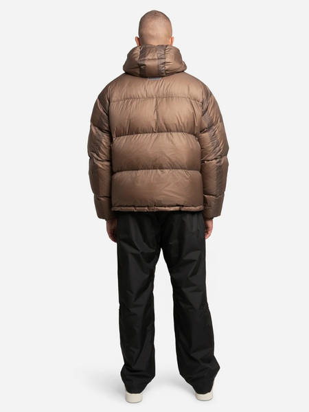 Croyez Croyez Translucide Puffer Jacket - Brown