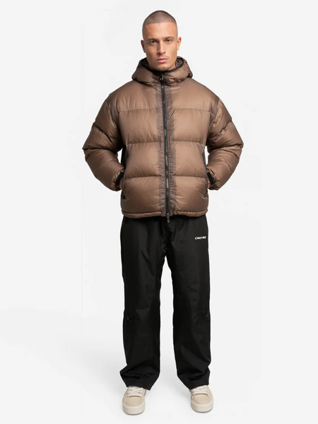 Croyez Croyez Translucide Puffer Jacket - Brown