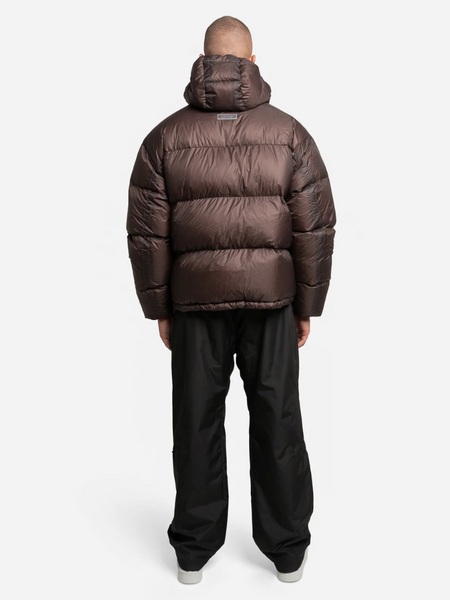 Croyez Croyez Translucide Puffer Jacket - Raisin Red