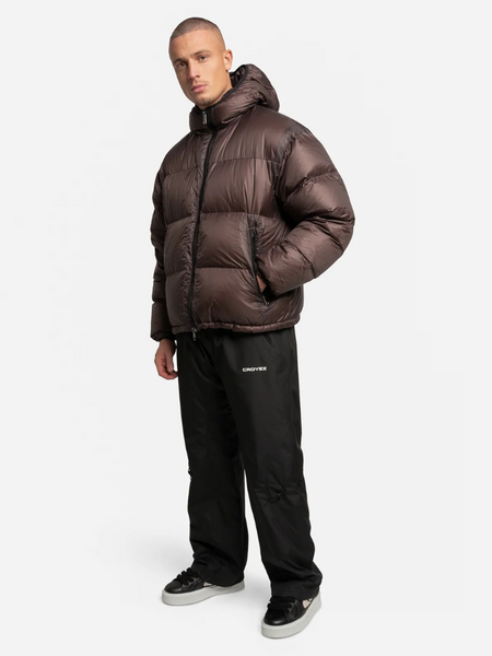 Croyez Croyez Translucide Puffer Jacket - Raisin Red