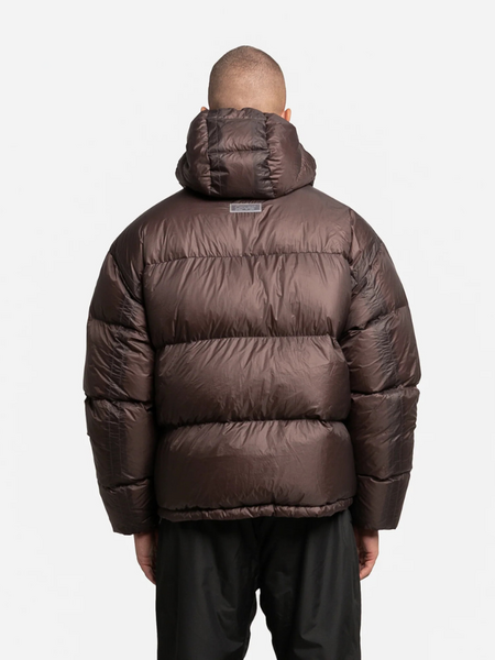 Croyez Croyez Translucide Puffer Jacket - Raisin Red
