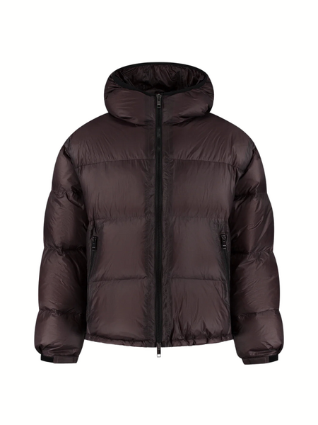 Croyez Croyez Translucide Puffer Jacket - Raisin Red