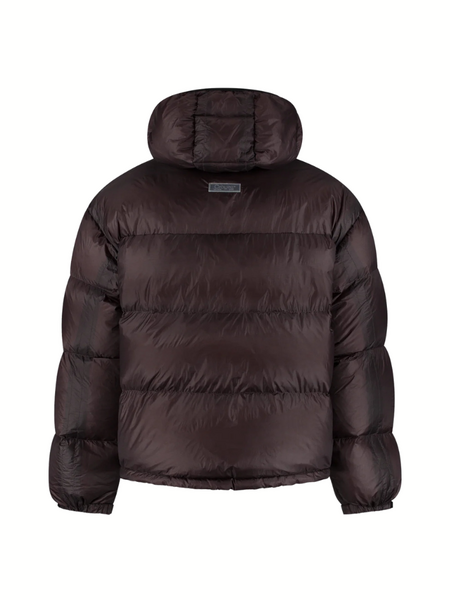 Croyez Croyez Translucide Puffer Jacket - Raisin Red