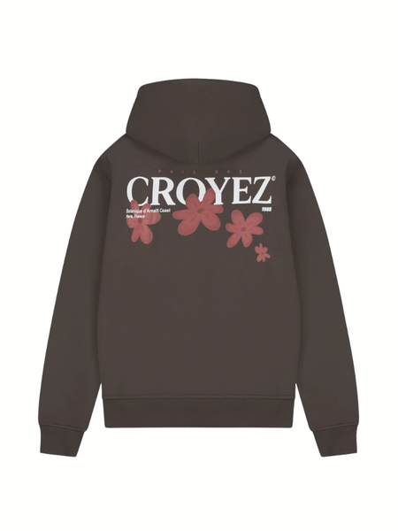 Croyez Croyez Botanique Zip Hoodie - Brown Croyez Croyez Croyez Botanique Zip Hoodie - Brown