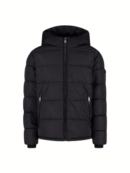 Malelions Kids Hooded Puffer Jacket - Black Malelions Malelions Kids Hooded Puffer Jacket - Black