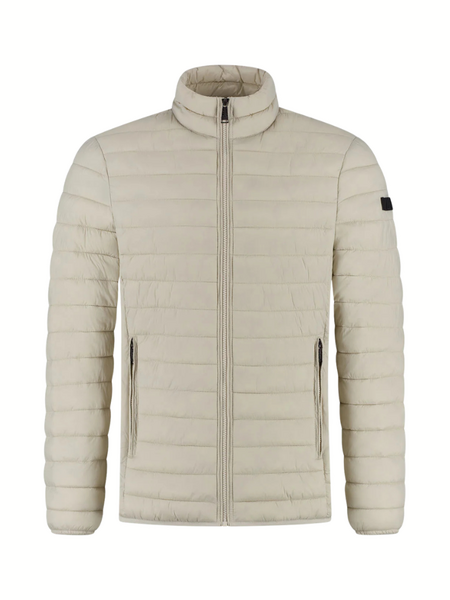 Malelions Malelions Light Weight Padded Jacket - Cream Malelions Light Weight Padded Jacket - Cream
