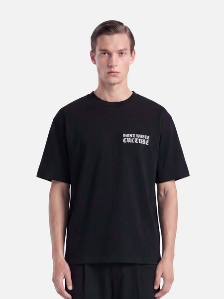 Don't Waste Culture Don't Waste Culture Yula T-Shirt - Black Don't Waste Culture Yula T-Shirt - Black