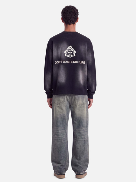 Don't Waste Culture Fade Sweater - Black Don't Waste Culture Don't Waste Culture Fade Sweater - Black