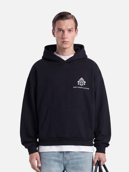 Don't Waste Culture Don't Waste Culture Puro Hoodie - Black Don't Waste Culture Puro Hoodie - Black