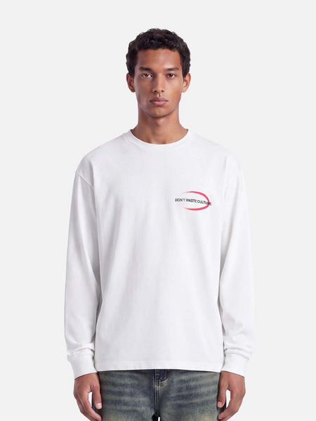 Don't Waste Culture Don't Waste Culture Tavi Longsleeve - Off White Don't Waste Culture Tavi Longsleeve - Off White