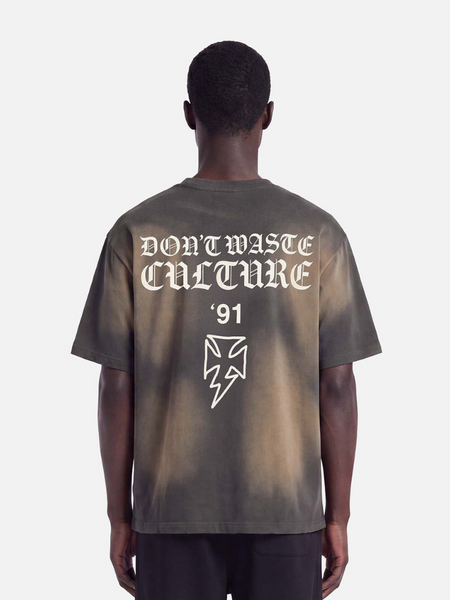 Don't Waste Culture Don't Waste Culture Thunder T-Shirt - Faded Grey Don't Waste Culture Thunder T-Shirt - Faded Grey