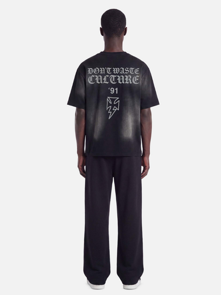 Don't Waste Culture Thunder T-Shirt - Faded Black Don't Waste Culture Don't Waste Culture Thunder T-Shirt - Faded Black