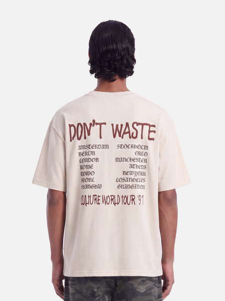 Don't Waste Culture Don't Waste Culture Jovi T-Shirt - Beige Don't Waste Culture Jovi T-Shirt - Beige