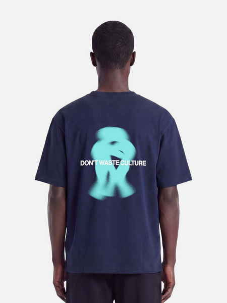 Don't Waste Culture Don't Waste Culture Risa T-Shirt - Navy Blue Don't Waste Culture Risa T-Shirt - Navy Blue