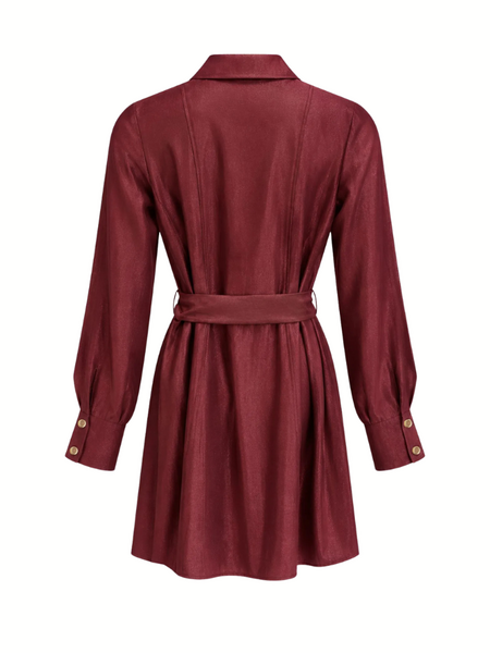 Nikkie Ohino Dress - Dark Red Nikkie Nikkie Ohino Dress - Dark Red