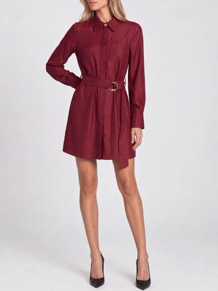 Nikkie Ohino Dress - Dark Red Nikkie Nikkie Ohino Dress - Dark Red
