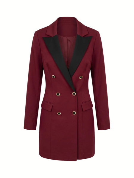 Nikkie Oulu Blazer Dress - Dark Red