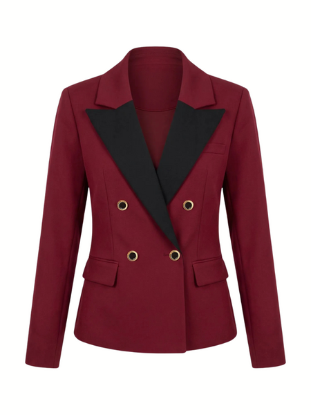 Nikkie Nikkie Oulu Blazer - Dark Red