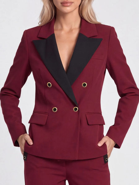 Nikkie Nikkie Oulu Blazer - Dark Red