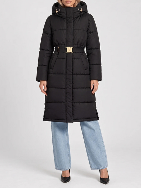 Nikkie Nikkie Anara Long Puffer - Black