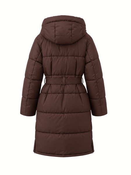 Nikkie Nikkie Anara Long Puffer - Chocolate Martini